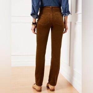 Talbots - Corduroy Pants Classic Fit Soft Stretch Fabric Straight Leg Casual